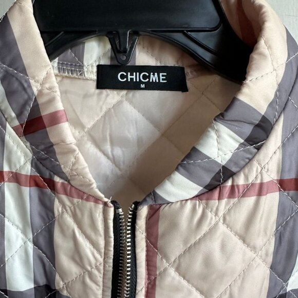 Chic Me light weight full zip jacket Size MED - Picture 6 of 6